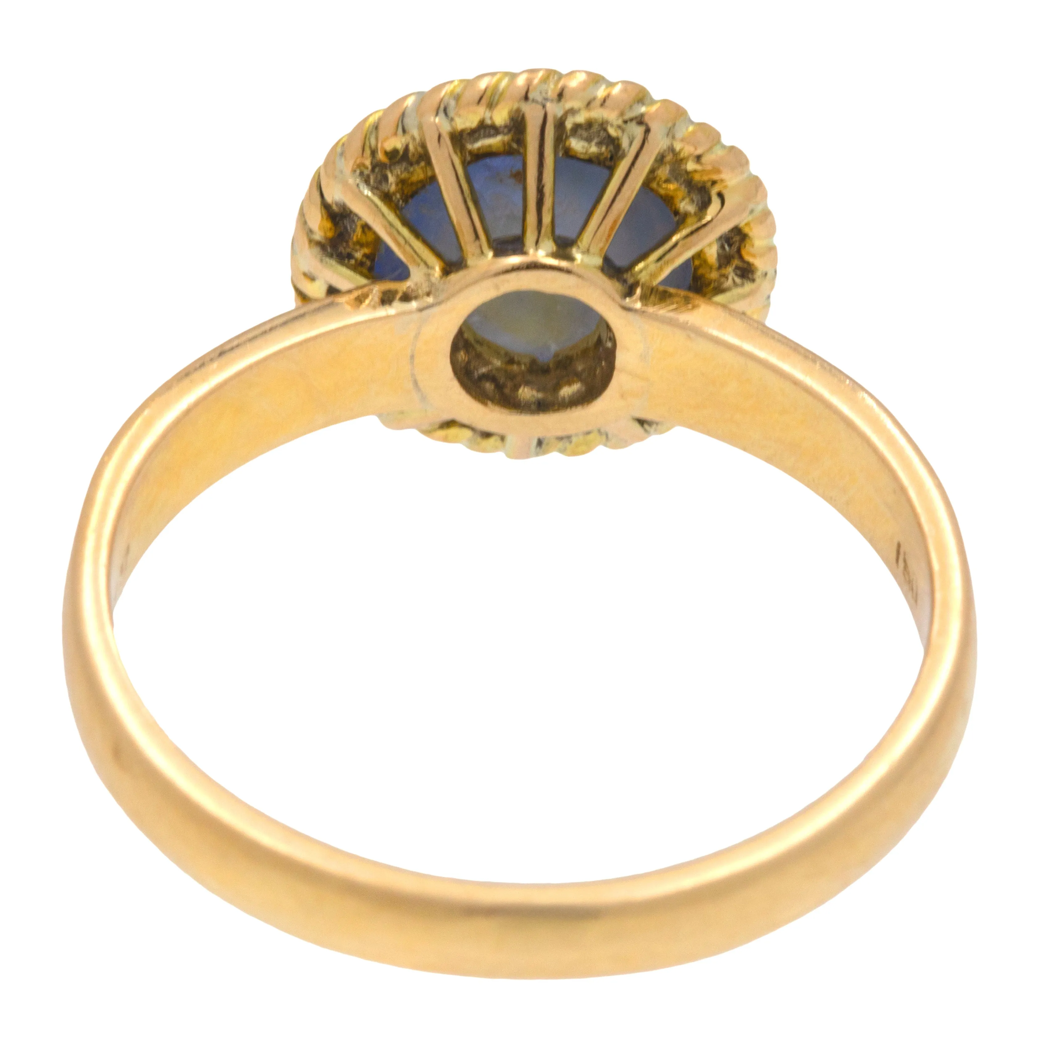 18ct Gold Star Sapphire Ring, 2.50ct.