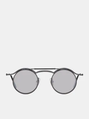 2903H Matte Black Sunglasses (2903H-MATTE-BLACK-SILVER-MIRRO)