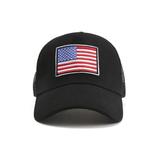 American Flag Unisex Trucker Hat