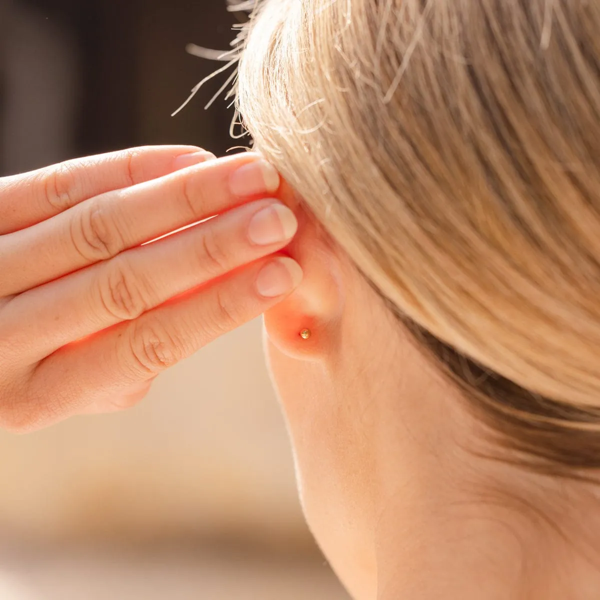 April Birthstone Stud Earrings