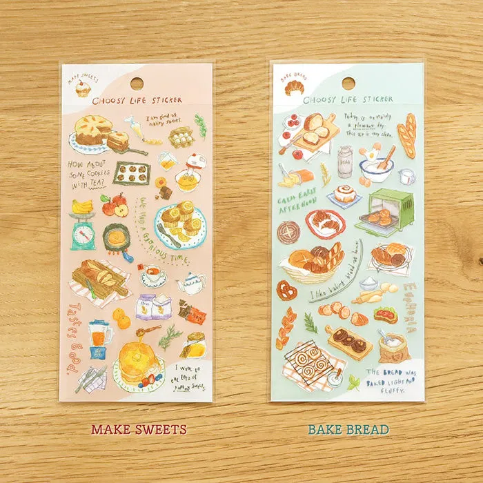 Bake Bread Choosy Life Sticker