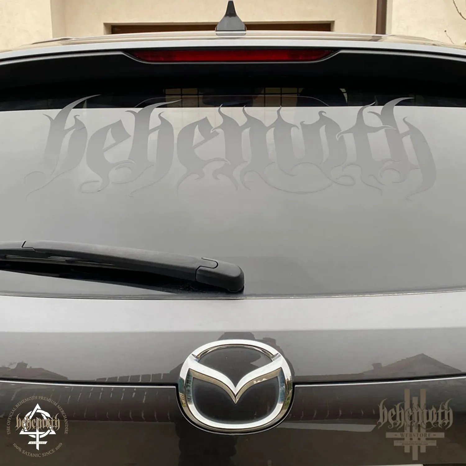 Behemoth LOGO Black Decal - Large