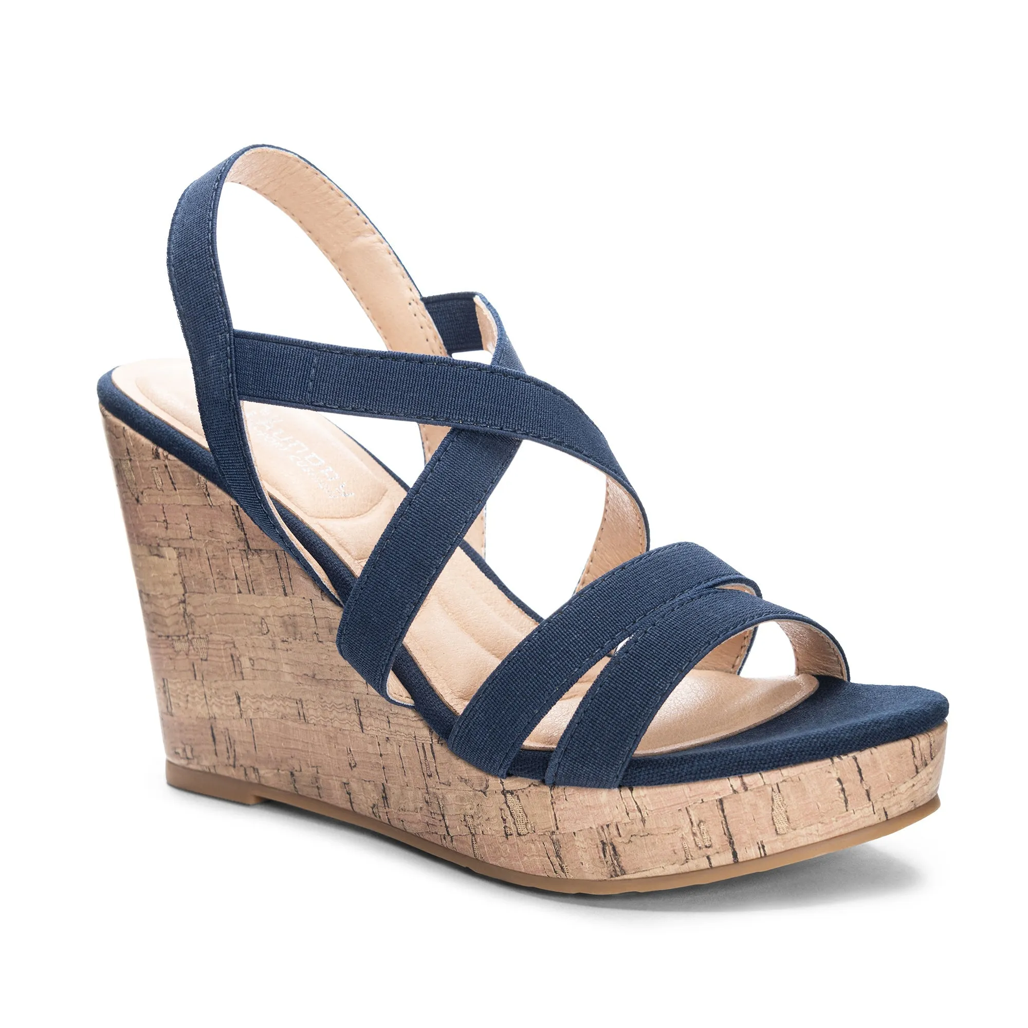 Bijous Cork Wedge Sandal