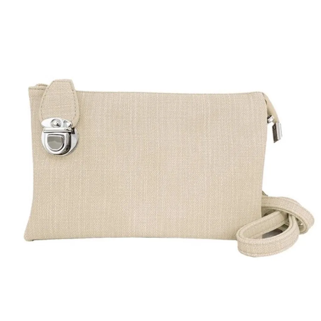 Caracol Beige Crossbody Bag