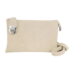 Caracol Beige Crossbody Bag