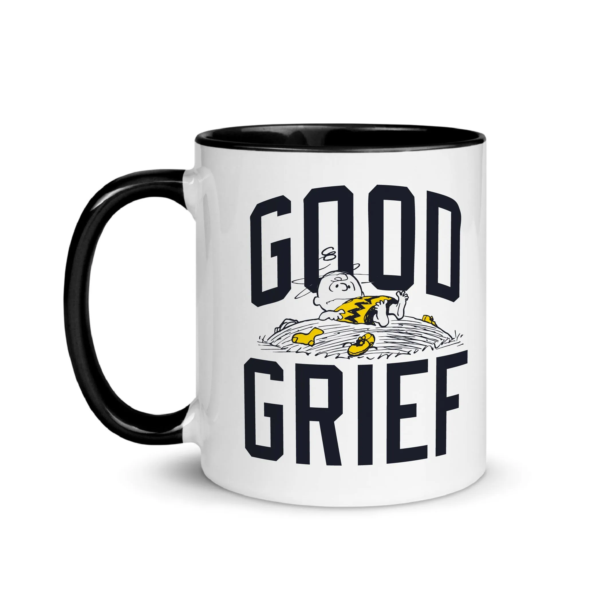 Charlie Brown Good Grief Two Tone Mug