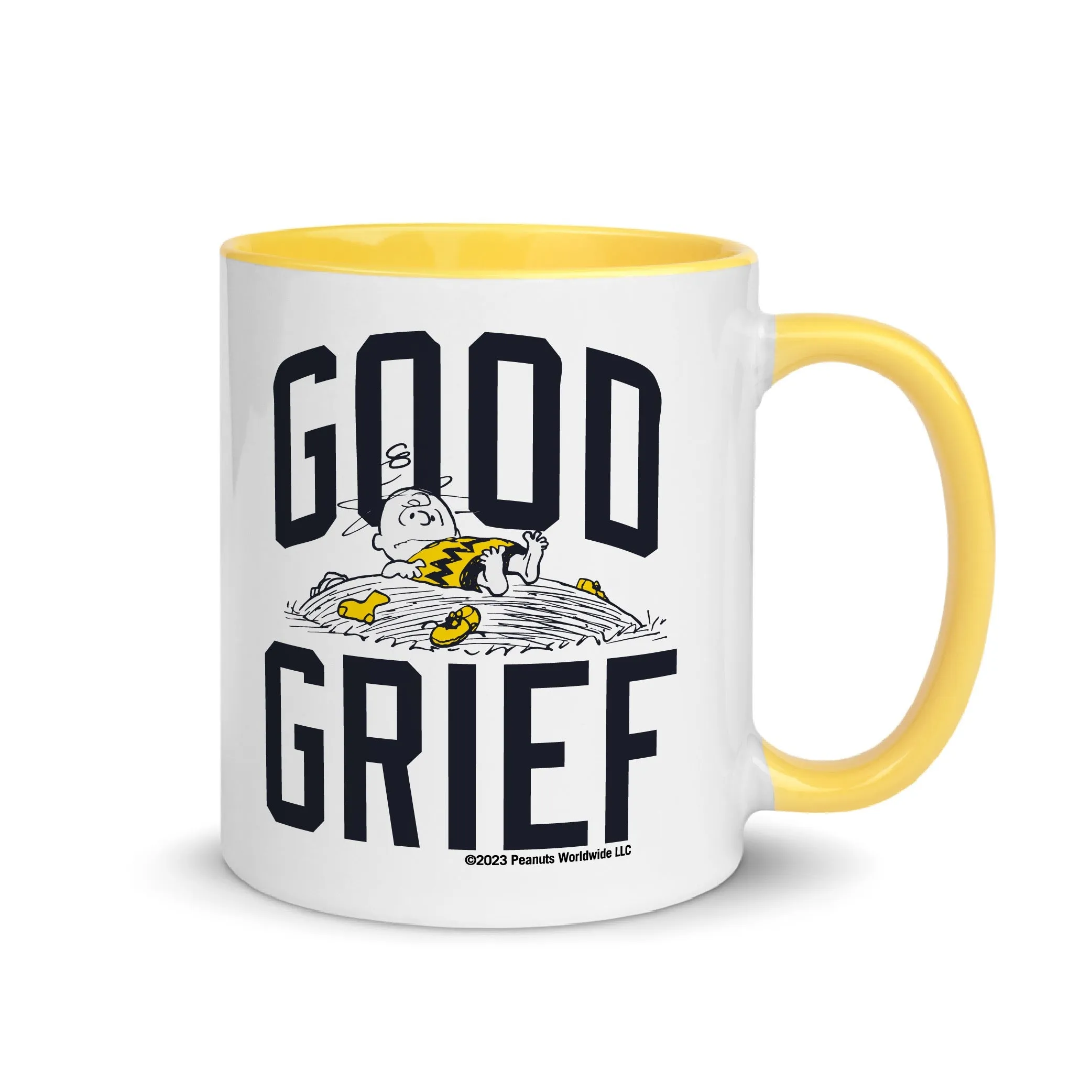 Charlie Brown Good Grief Two Tone Mug