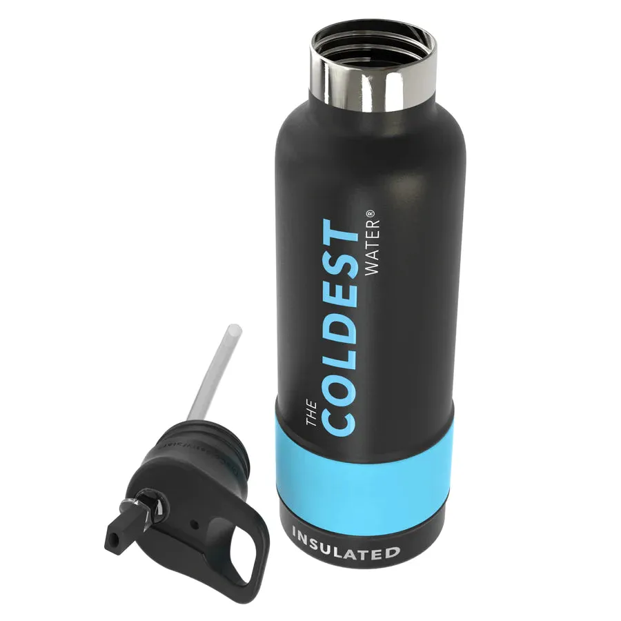 COLDEST SPORTS BOTTLE MATTE BLACK 21 OZ