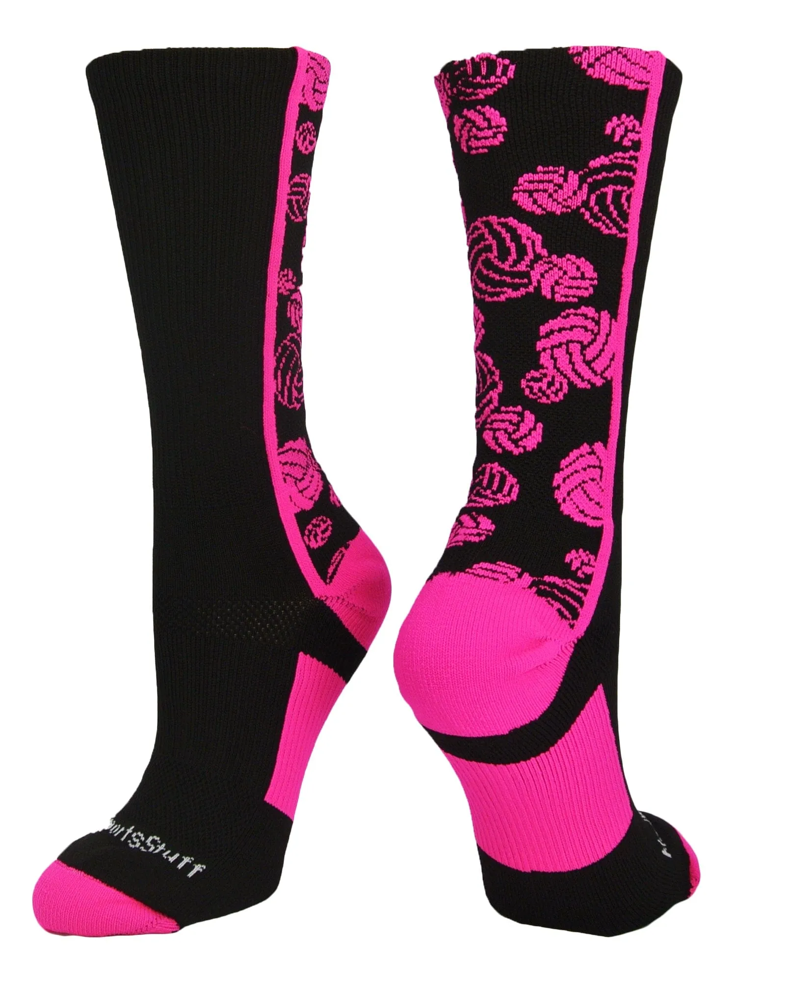 Crazy Volleyball Logo Crew Socks (multiple colors)