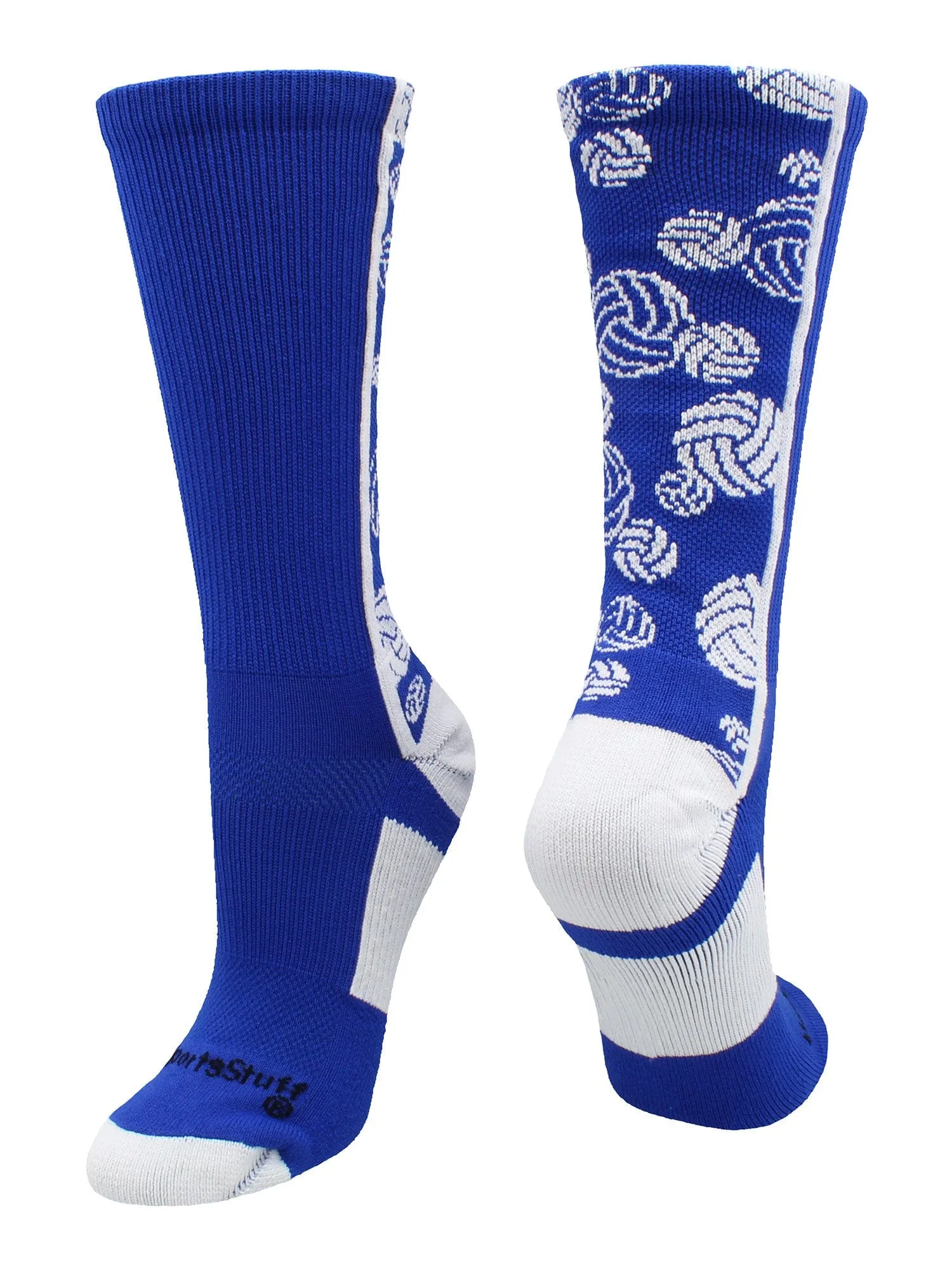 Crazy Volleyball Logo Crew Socks (multiple colors)