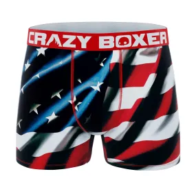 CRAZYBOXER American Flag Kid's Boxer Briefs