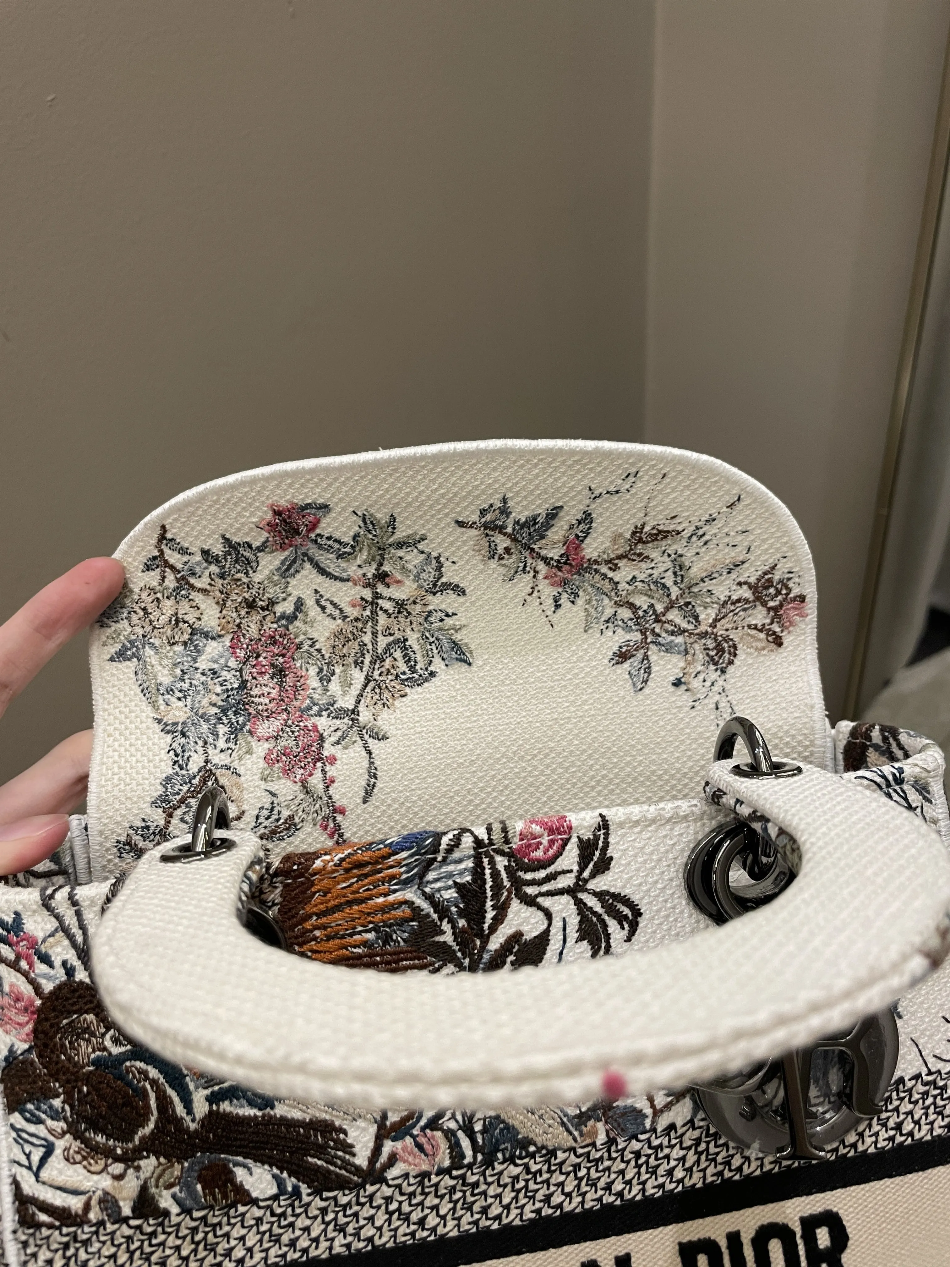 Dior Lady Dior Lite Floral Embroidery