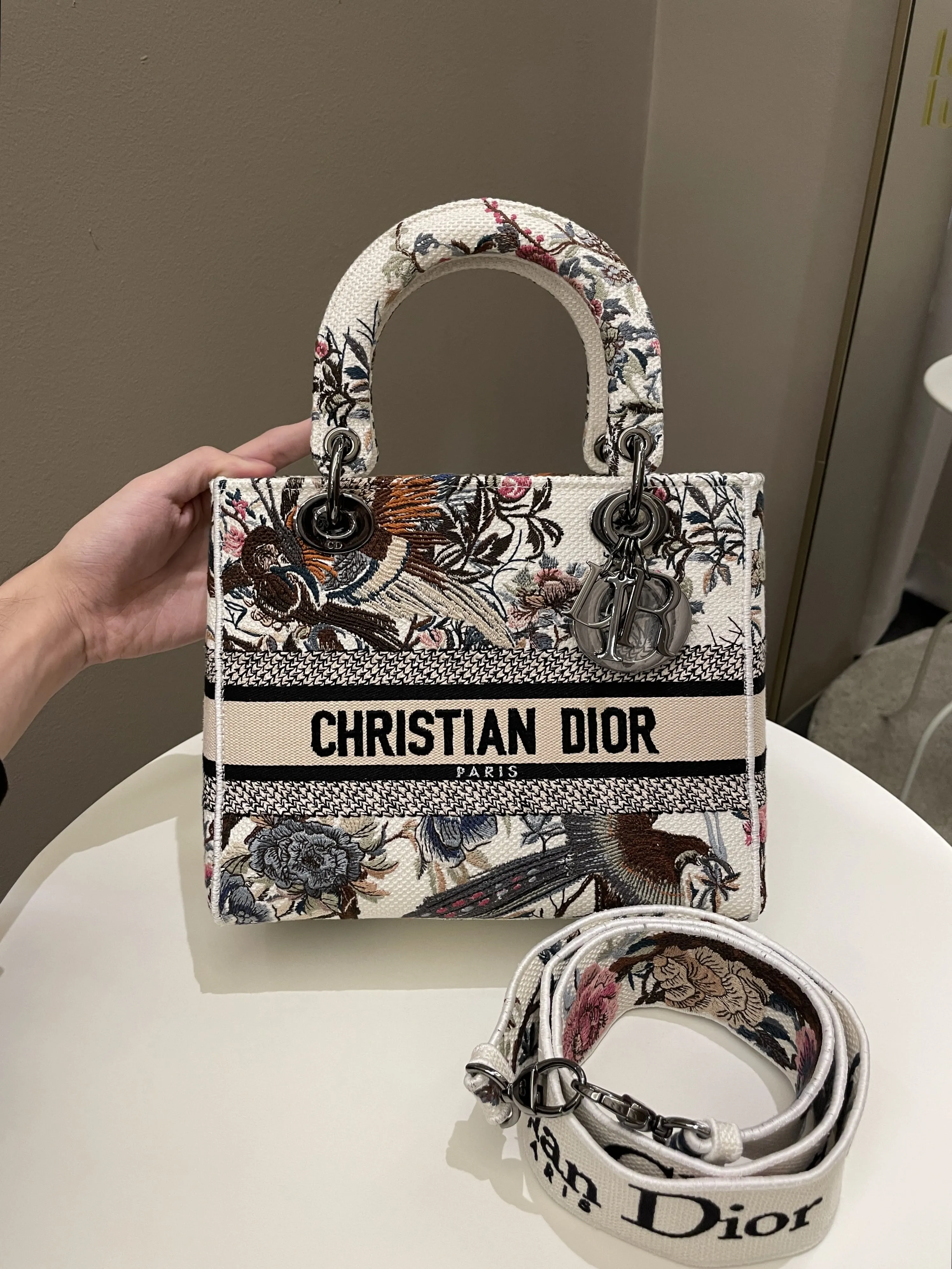 Dior Lady Dior Lite Floral Embroidery