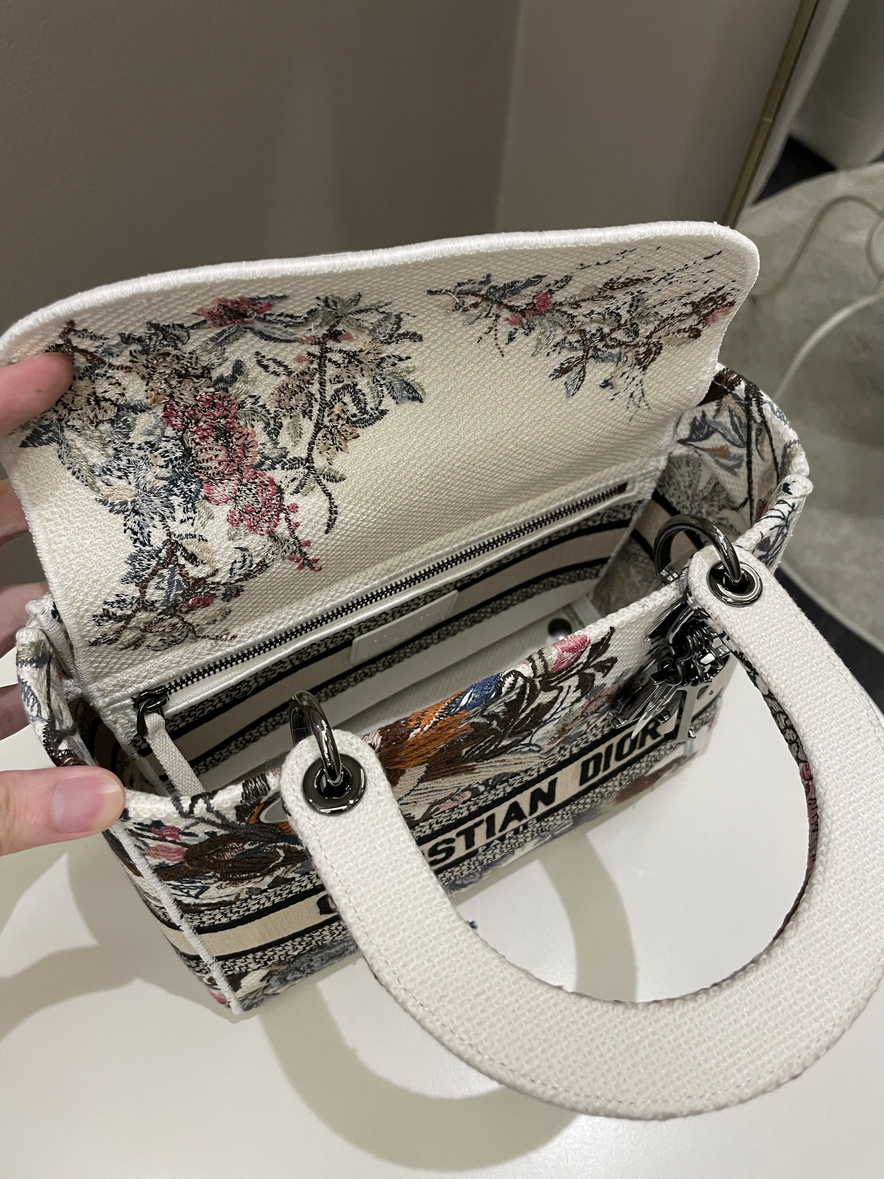 Dior Lady Dior Lite Floral Embroidery