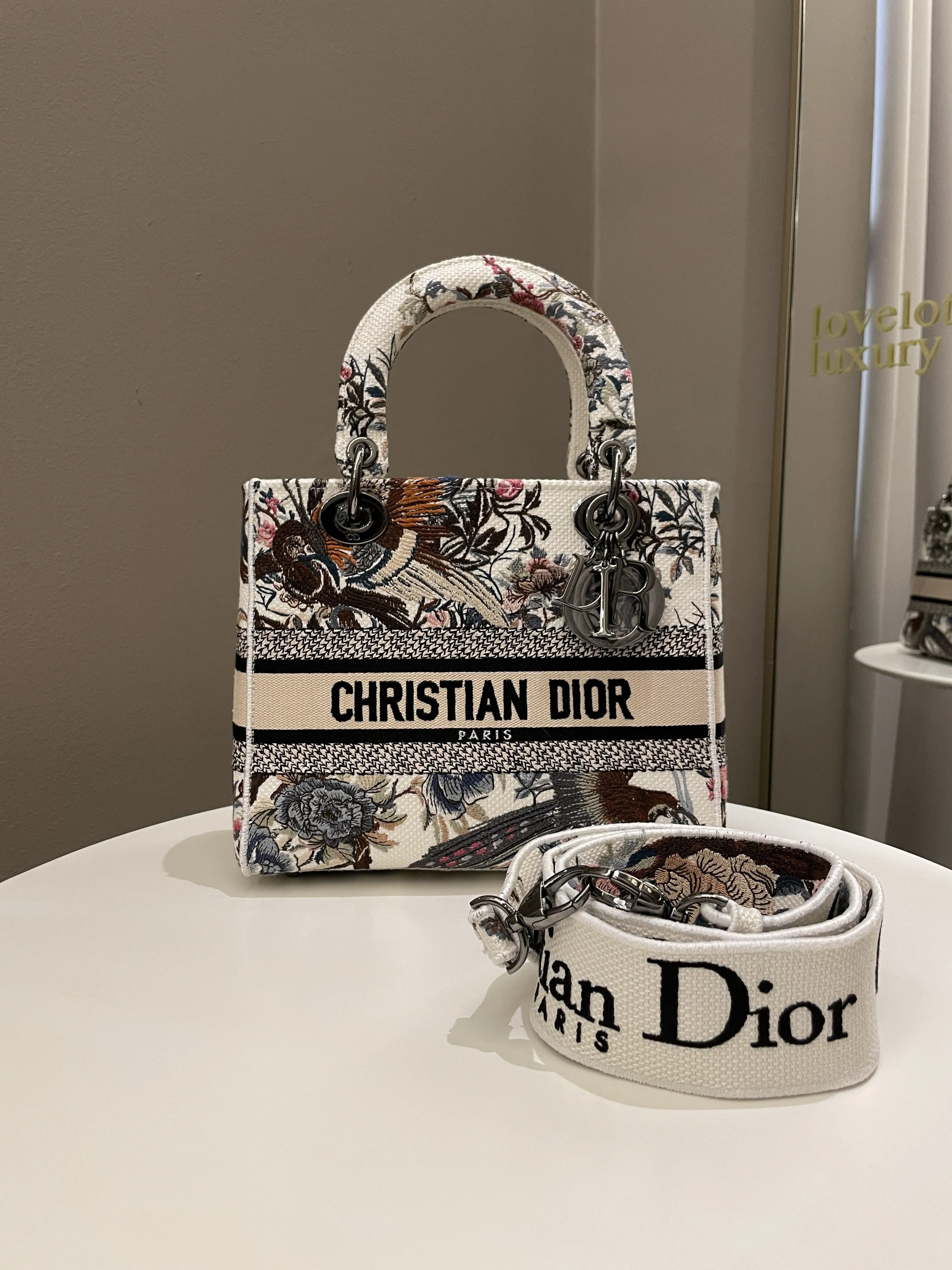 Dior Lady Dior Lite Floral Embroidery