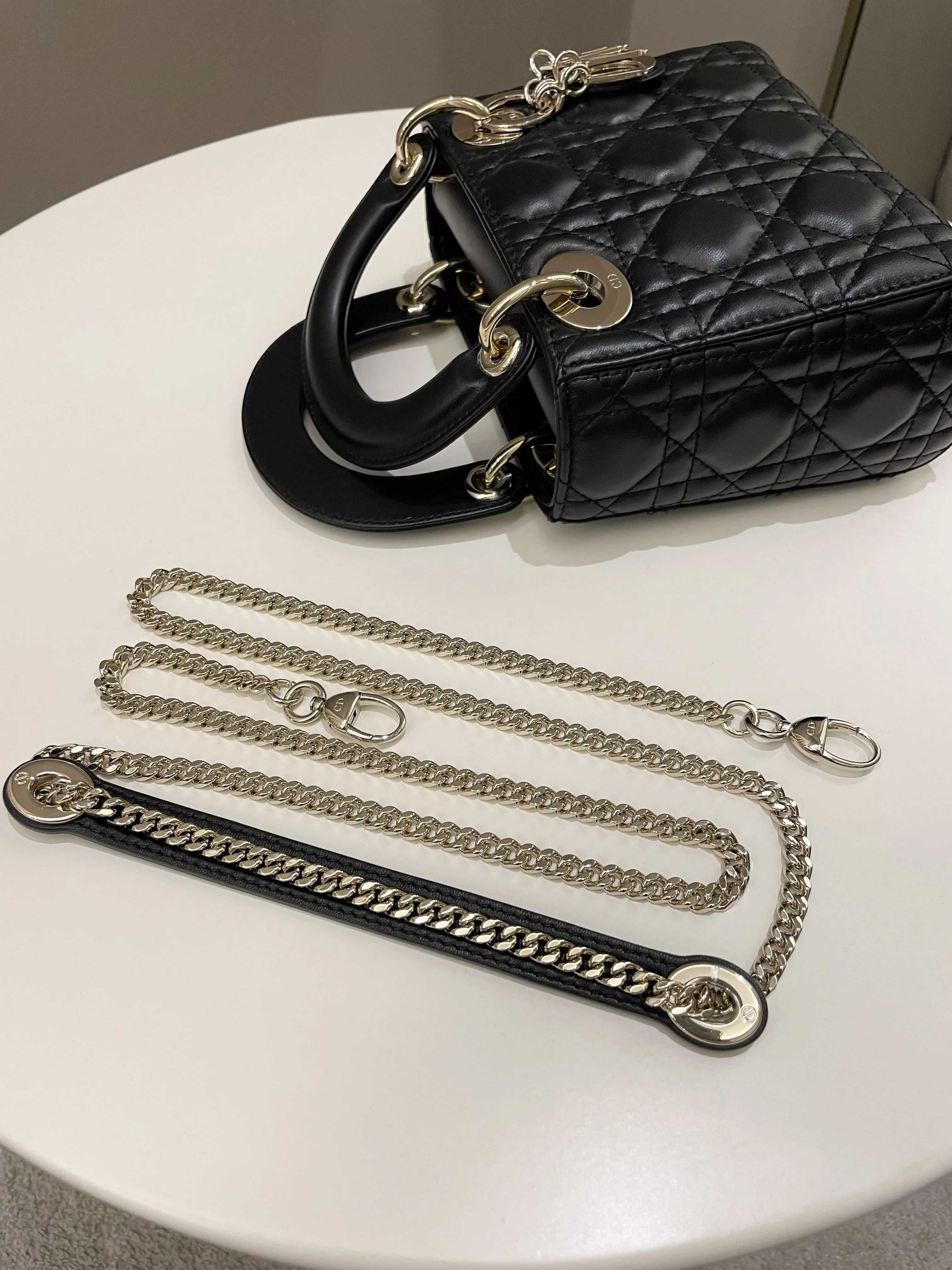 Dior Lady Dior Mini Black Lambskin