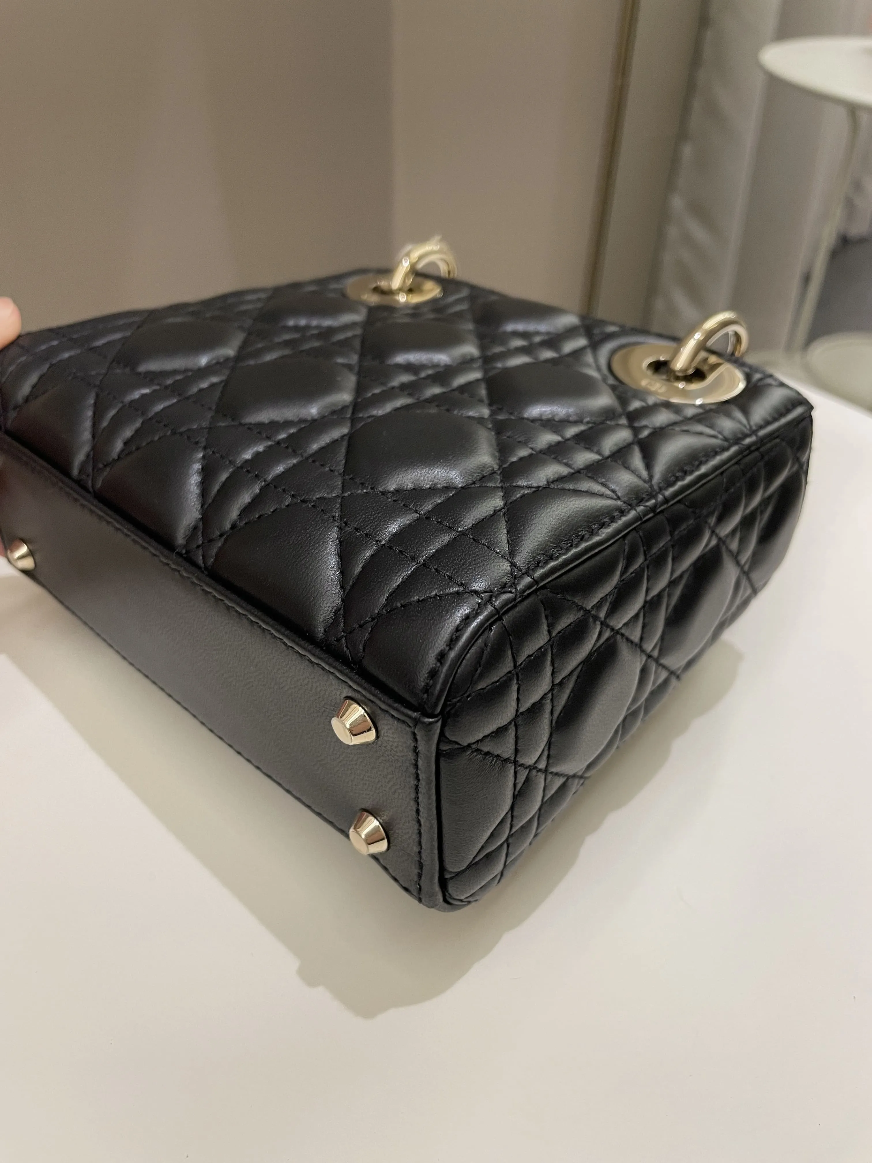 Dior Lady Dior Mini Black Lambskin