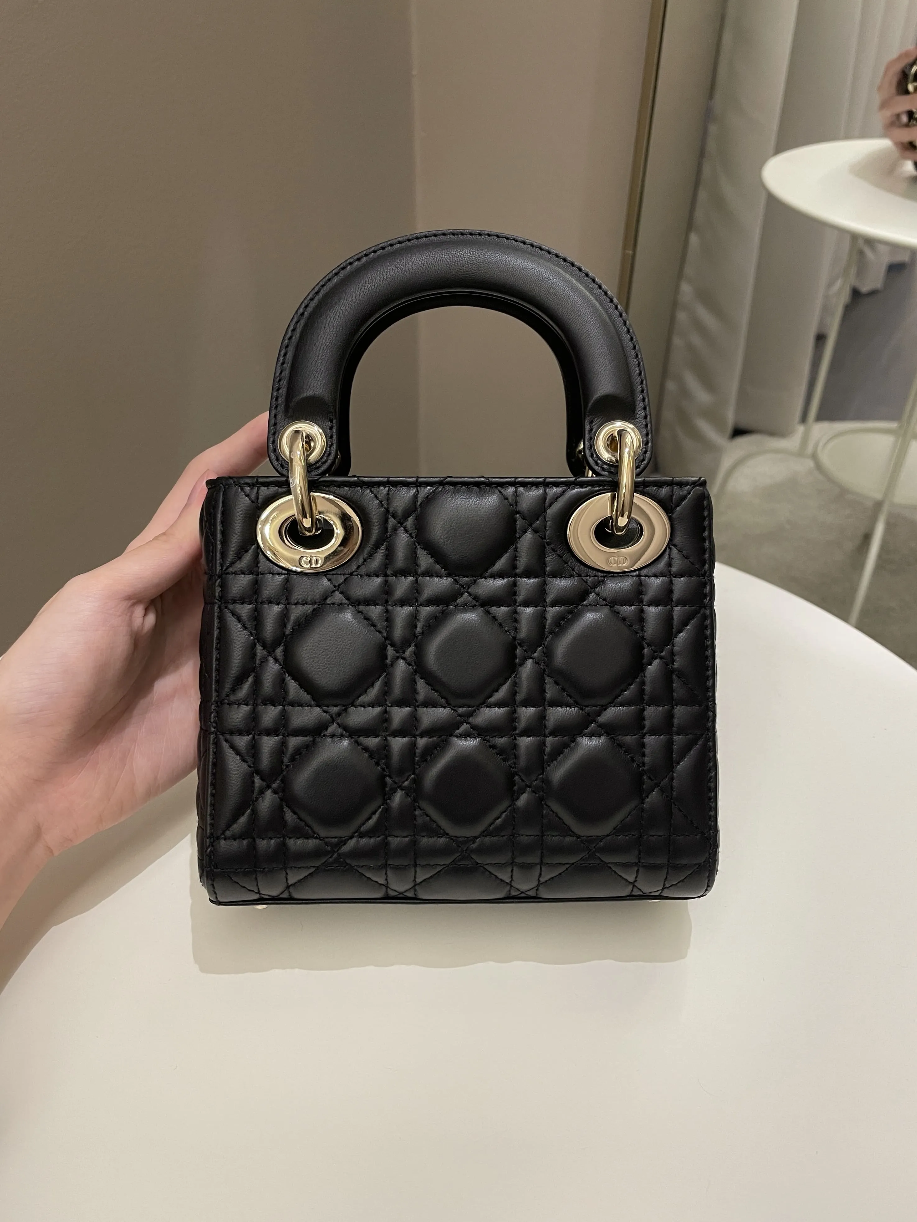 Dior Lady Dior Mini Black Lambskin