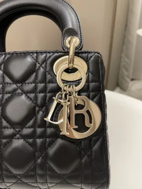 Dior Lady Dior Mini Black Lambskin