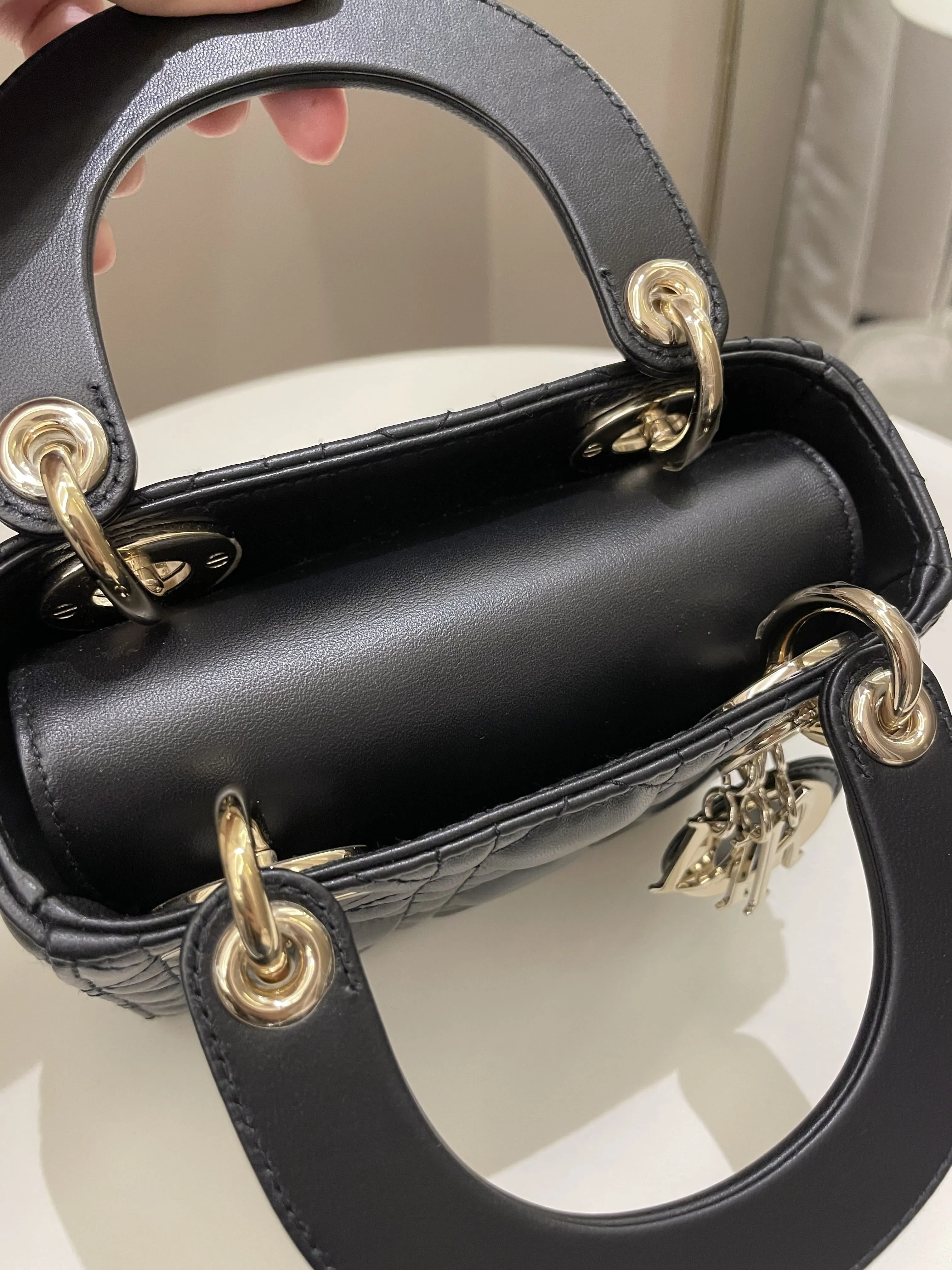 Dior Lady Dior Mini Black Lambskin