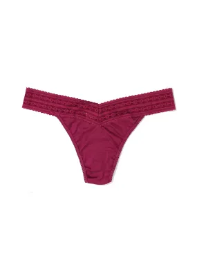 DreamEase™ Original Rise Thong California Raisin Purple