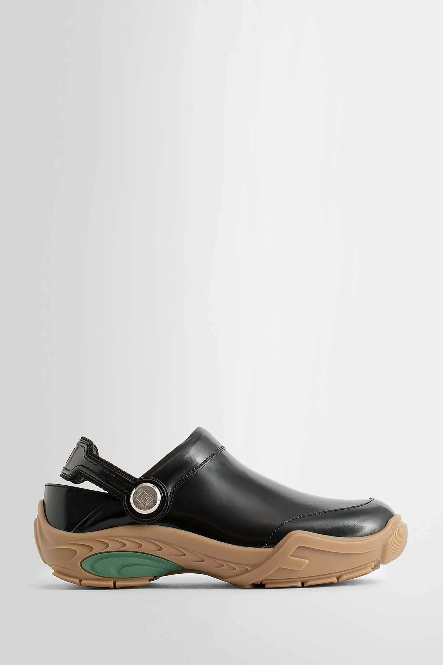 FENDI MAN BLACK LOAFERS & FLATS