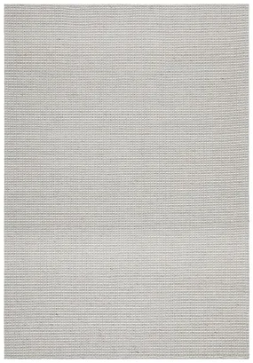 Gallery Felted Wool Grey and White Rug