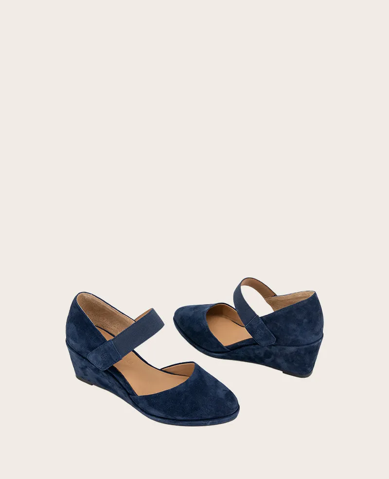 GENTLE SOULS - Oriana Suede Wedge