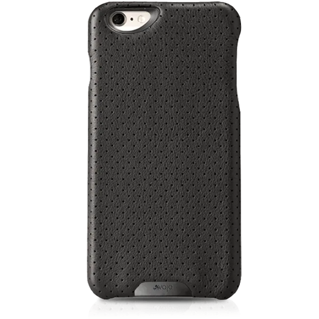 Grip Piqué - Black Label iPhone 6 Plus/6s Plus Premium Leather Case