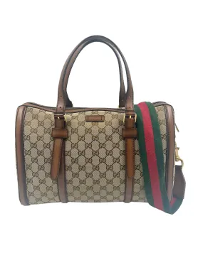 Gucci Medium Lady Web Boston Bag