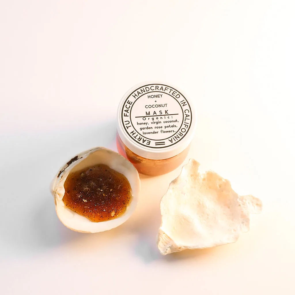 Honey Mask - Raw Honey   Organic Virgin Coconut