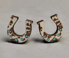 Horseshoe Stud Earrings