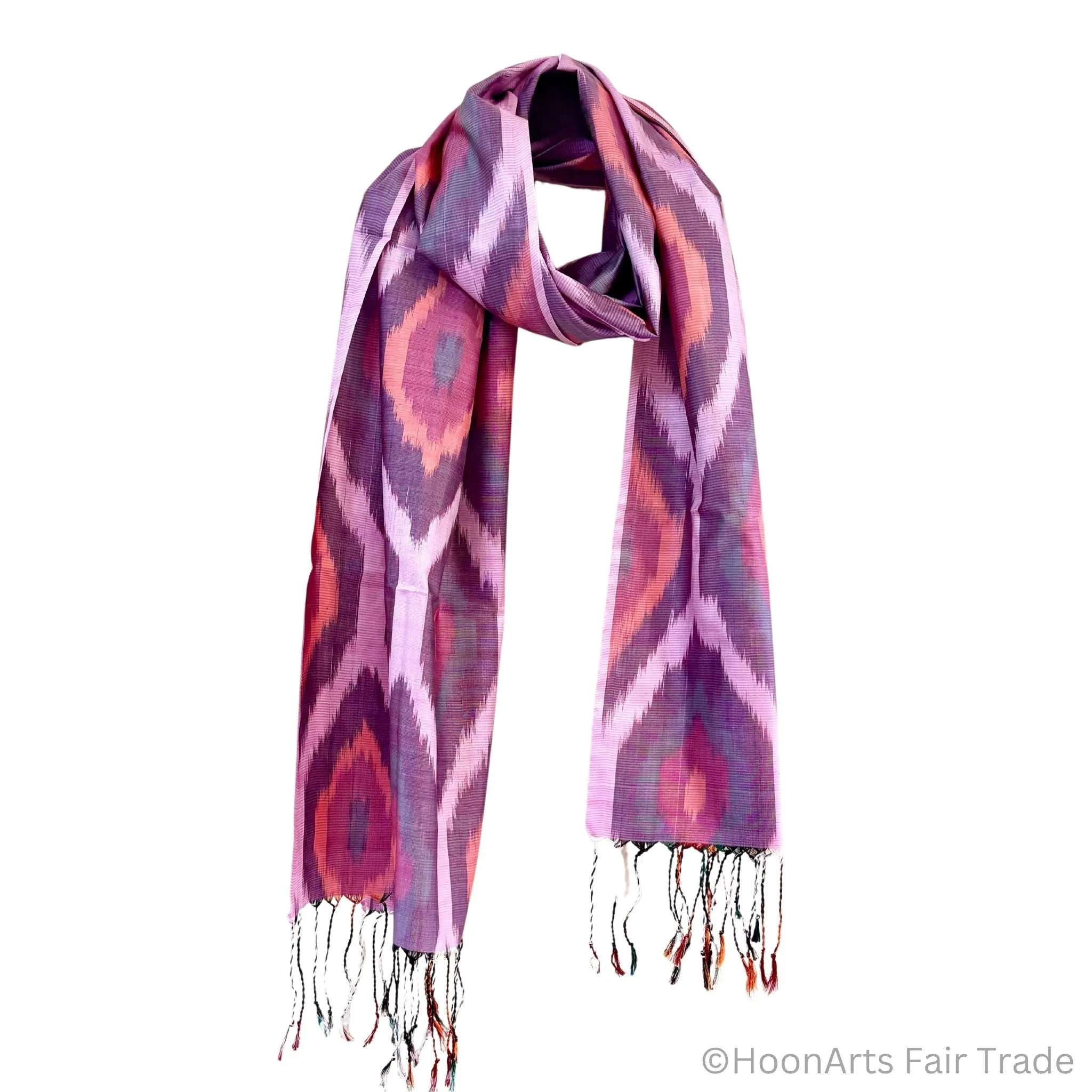 Humayra Silk Ikat Scarf