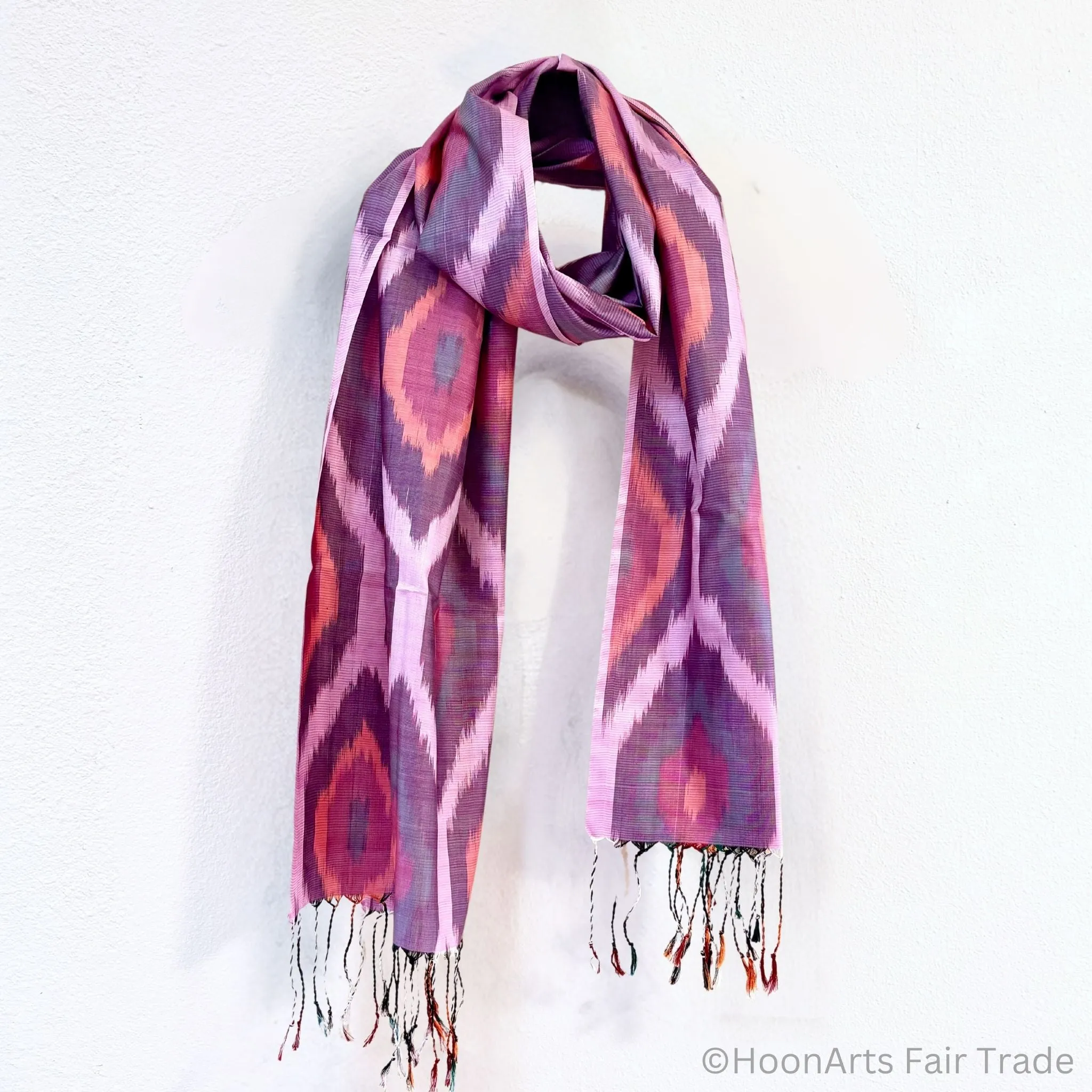 Humayra Silk Ikat Scarf