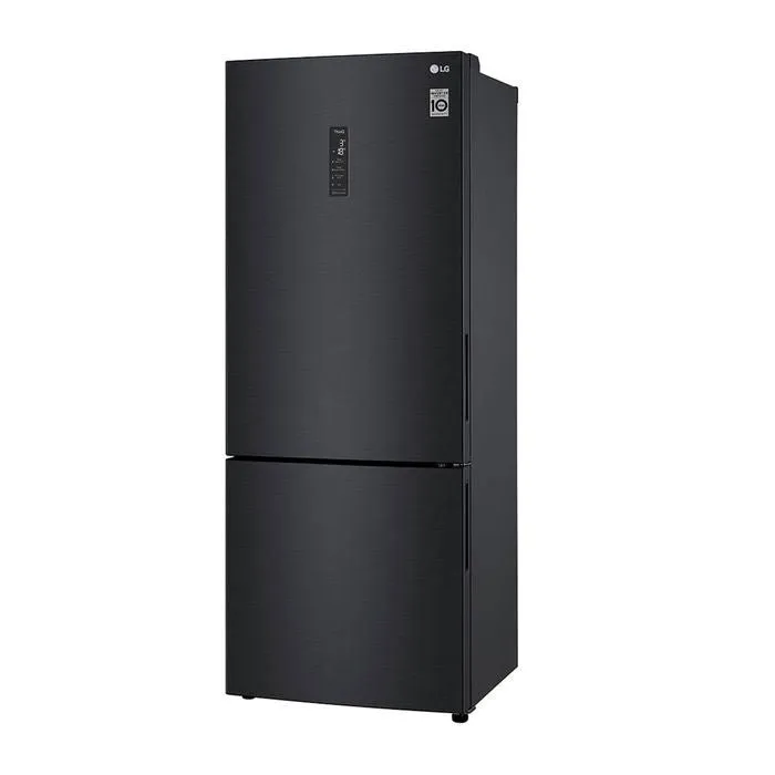 LG GC-B569NQCM 2 Doors Fridge 455L Trimless Tempered Glass Shelf Matte Black