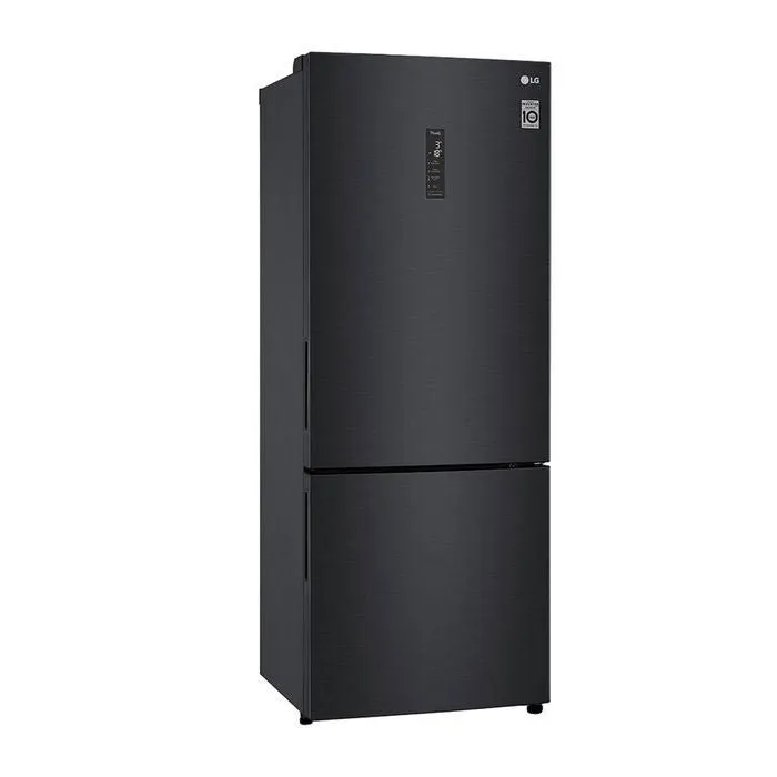 LG GC-B569NQCM 2 Doors Fridge 455L Trimless Tempered Glass Shelf Matte Black