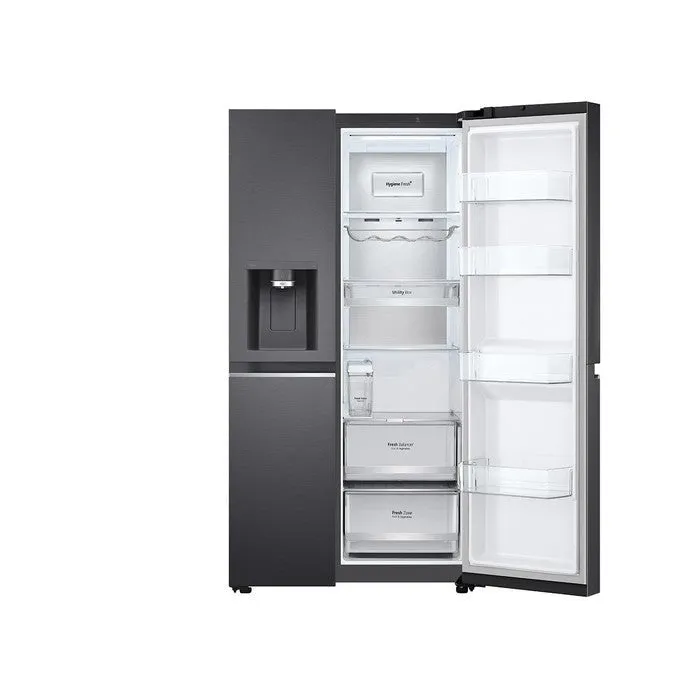 LG GC-L257CQEL Fridge Side-By-Side Smart Inverter UV Nano WiFi N635L Matte Black