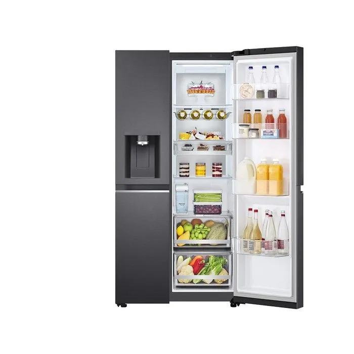 LG GC-L257CQEL Fridge Side-By-Side Smart Inverter UV Nano WiFi N635L Matte Black