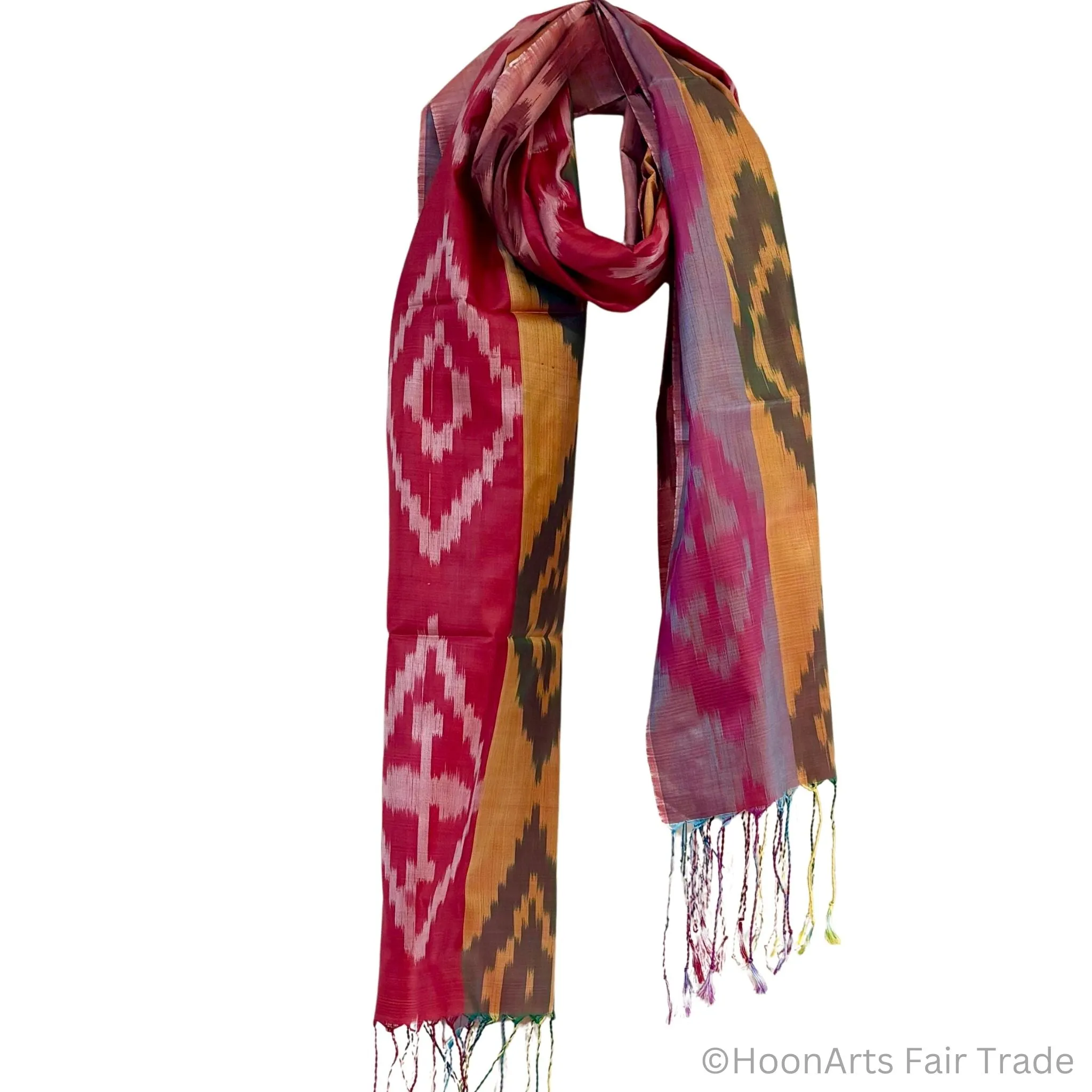 Malika Silk Ikat Scarf