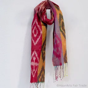 Malika Silk Ikat Scarf