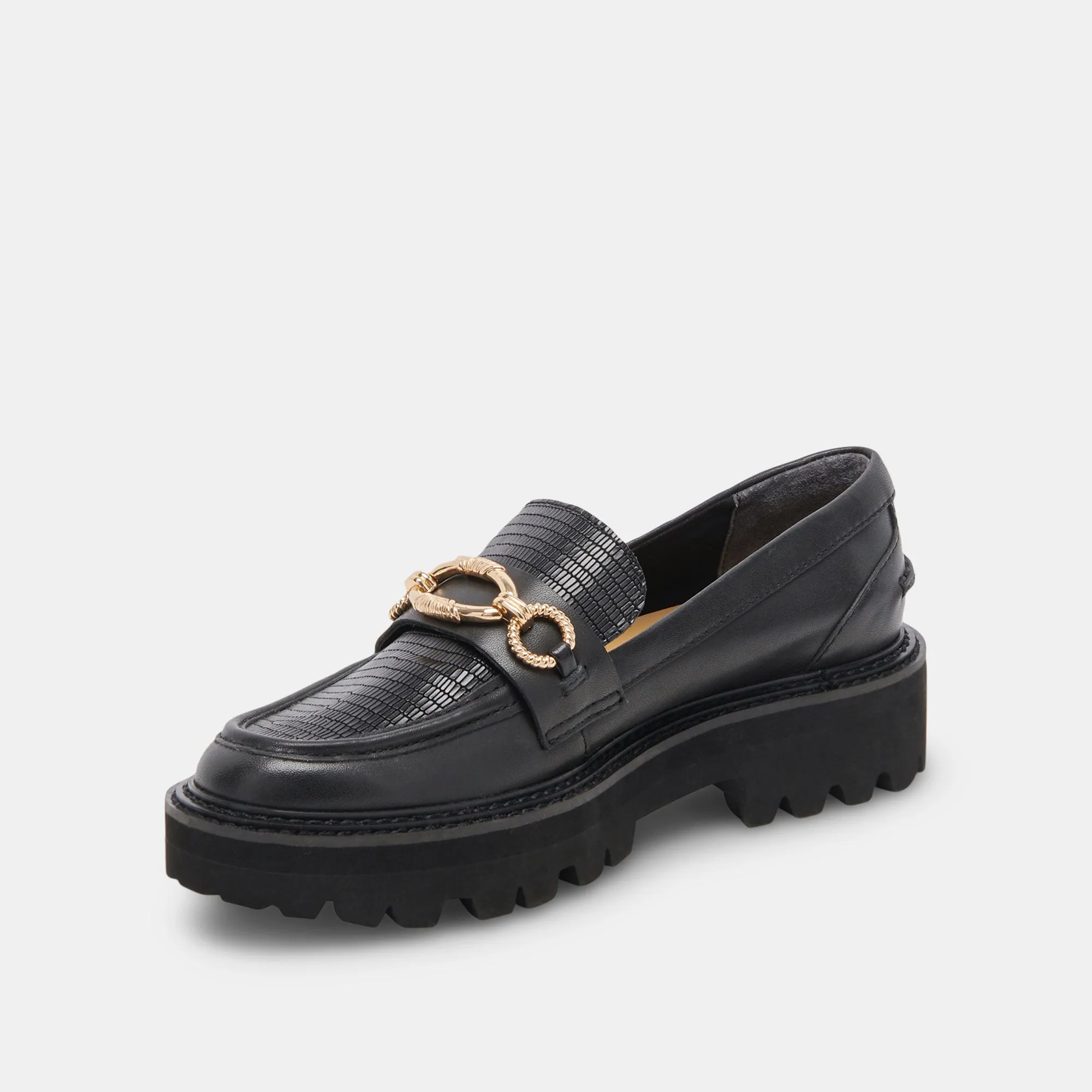 MAMBO LOAFERS BLACK MULTI LEATHER