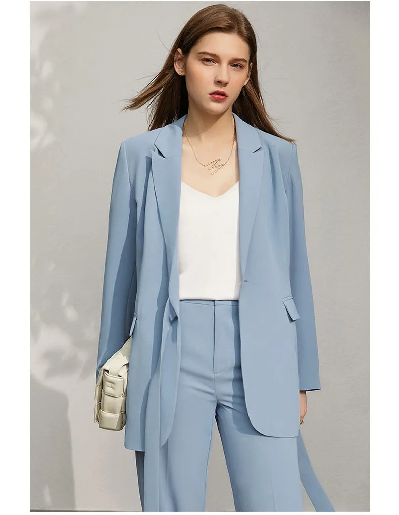 Minimalism Official Lady Spring New Suit Set