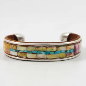 Multi-Stone Inlay Cuff