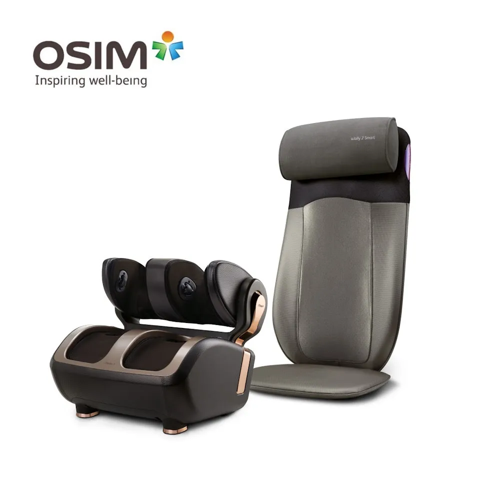 OSIM (Bundle) uSqueez 3 Leg Massager   uJolly 2 Smart Full Back Massager