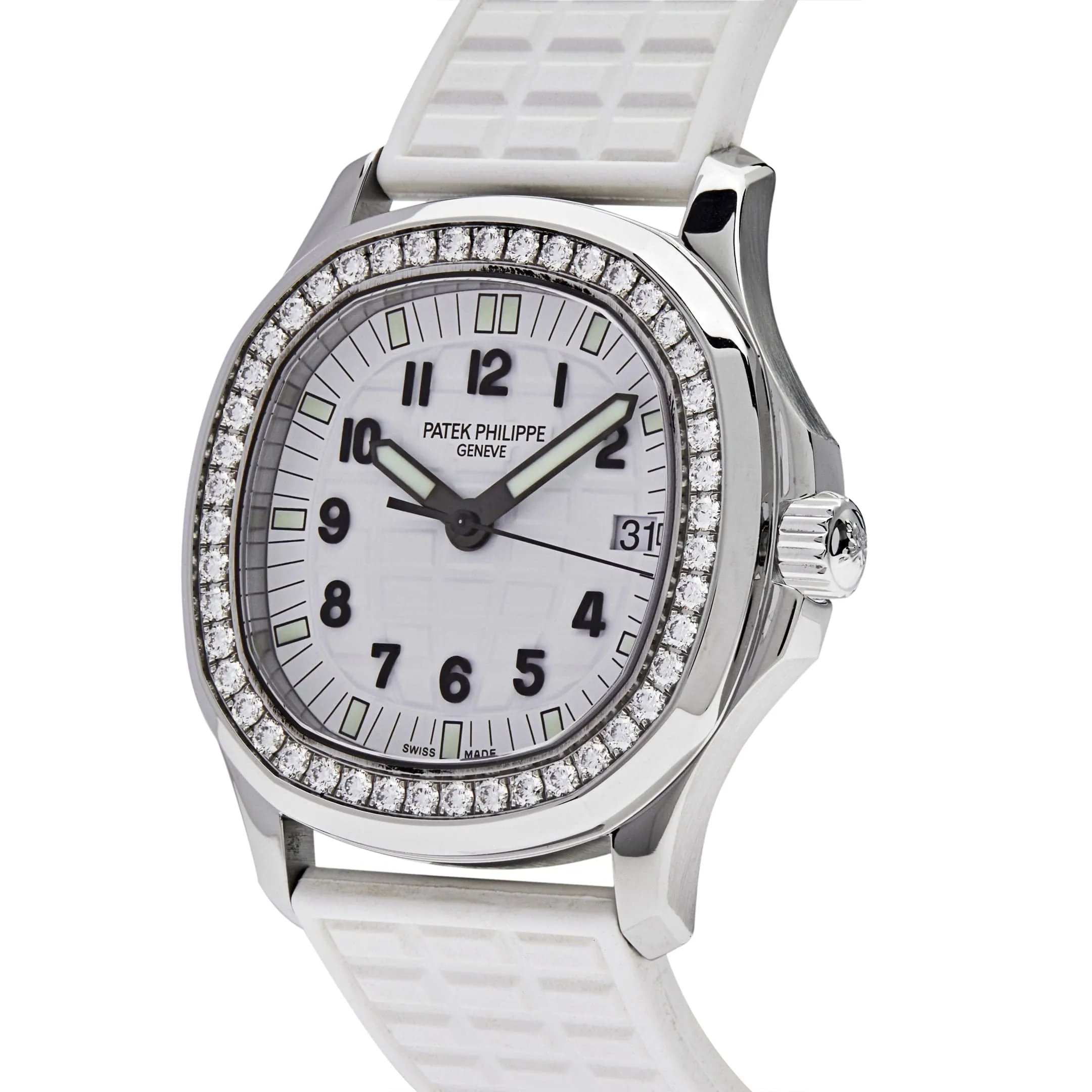 Patek Philippe Aquanaut 5067A-011 Quartz Steel White Dial