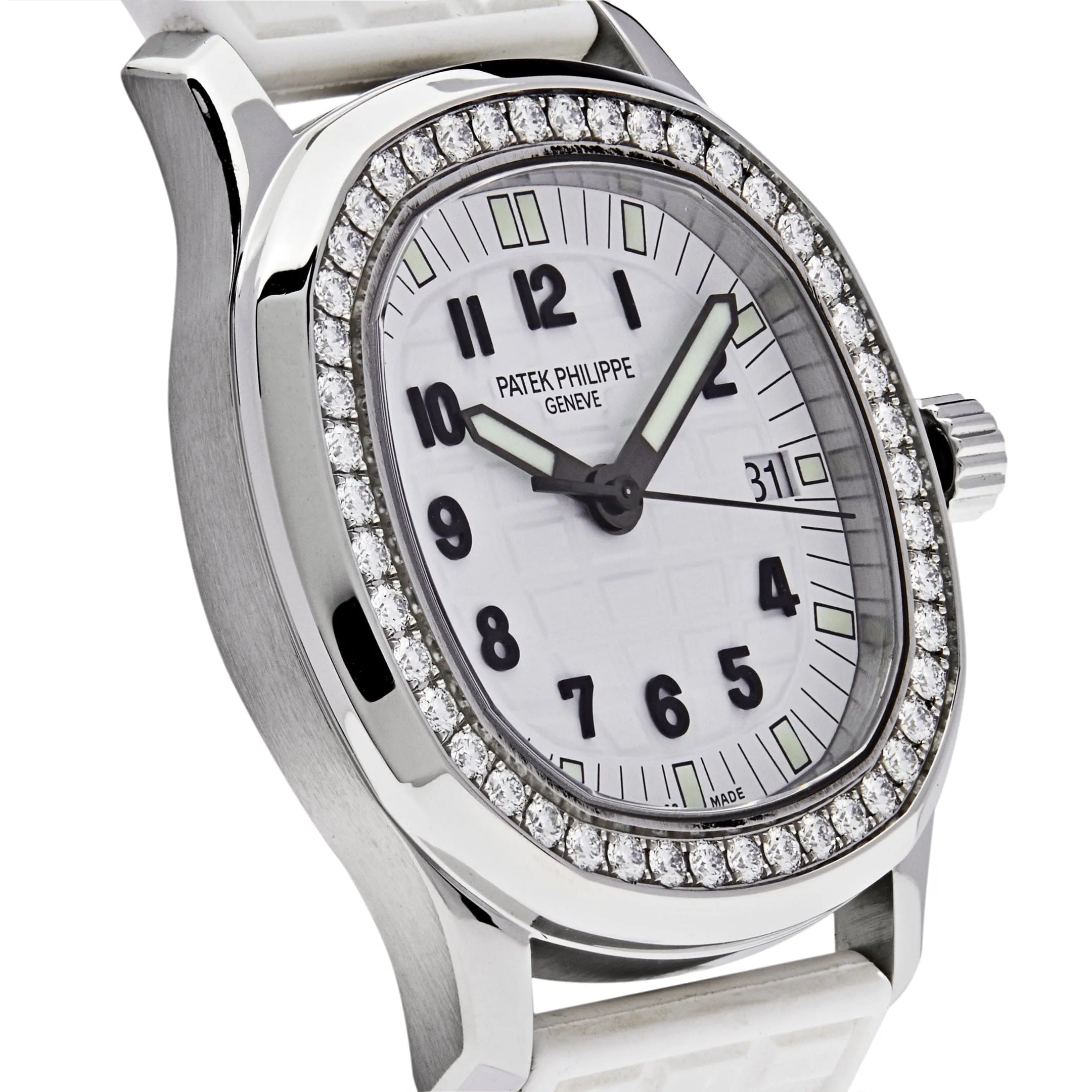 Patek Philippe Aquanaut 5067A-011 Quartz Steel White Dial