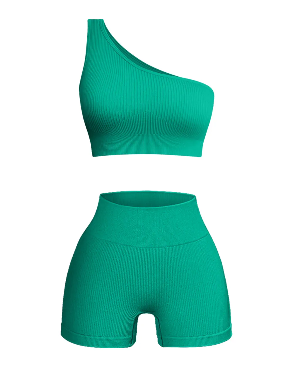 Seamless Bra Vest Shorts Sports Suit