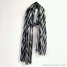 Shahina Silk Ikat Scarf