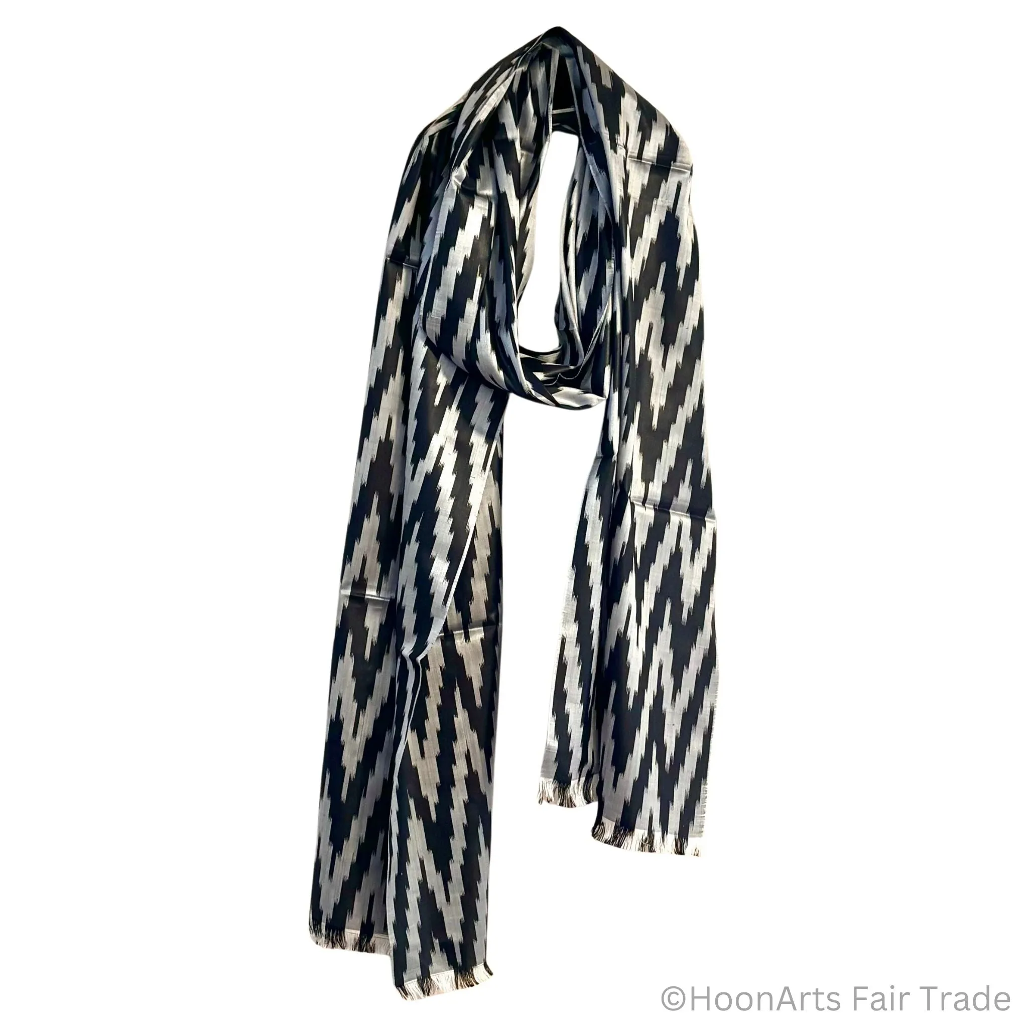 Shahina Silk Ikat Scarf