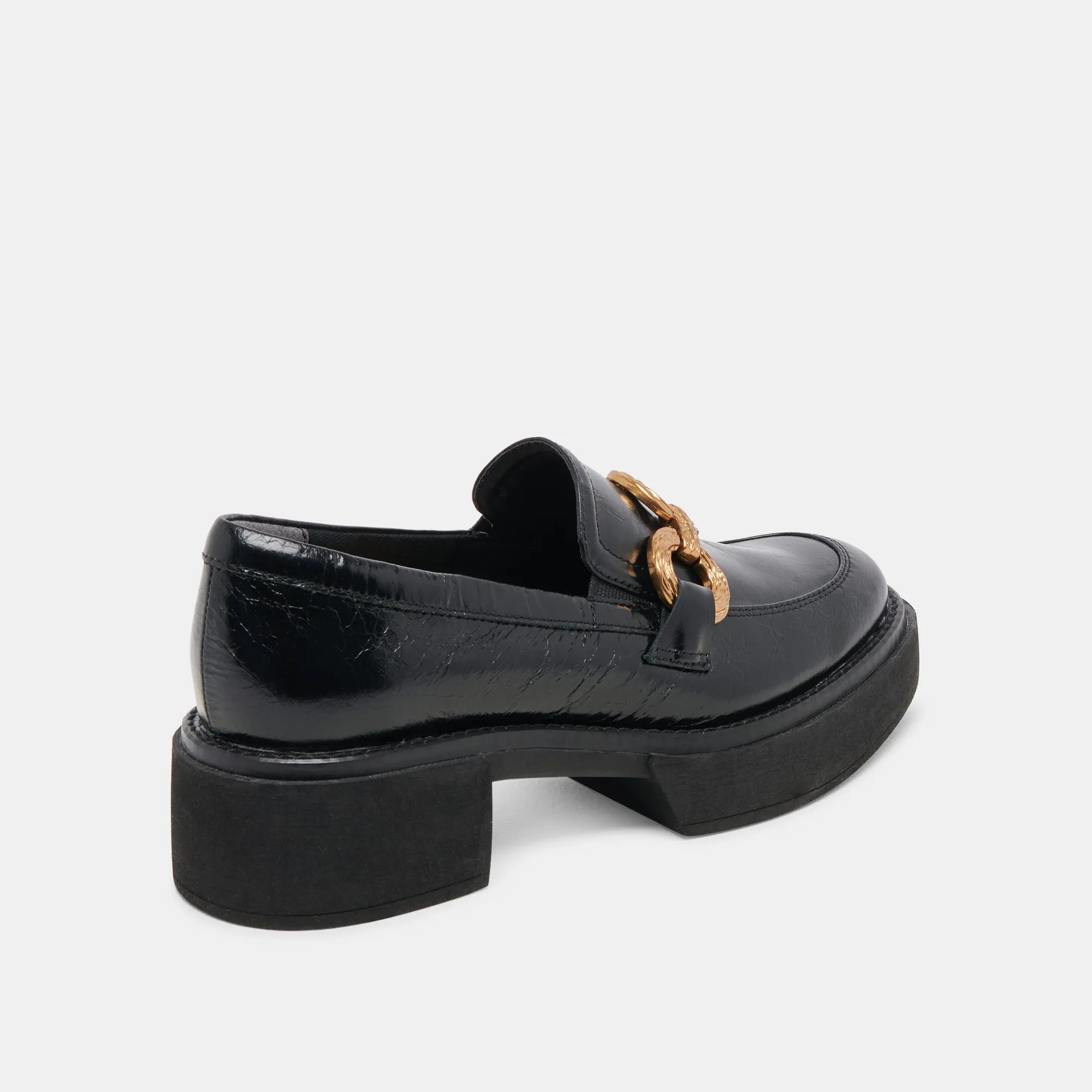 SHEENA LOAFERS MIDNIGHT CRINKLE PATENT